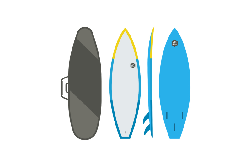 surfing-trip-vector-elements