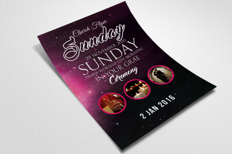 sunday-prayer-church-flyer