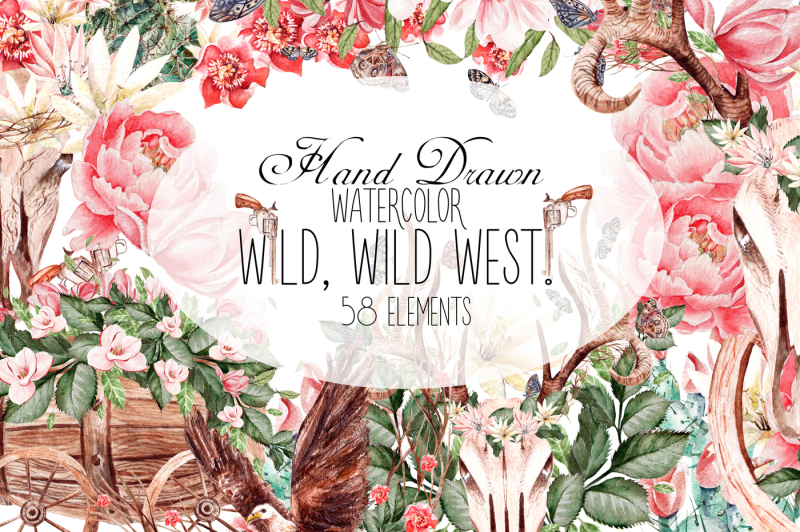 handdrawnwatercolor-wild-wild-west