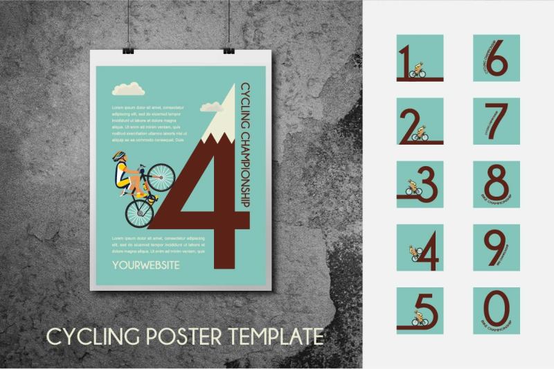 cycling-poster-template