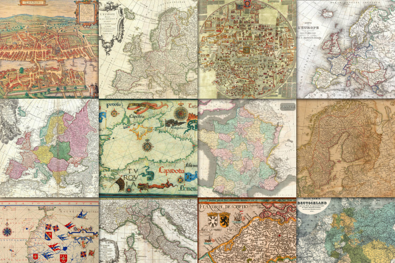 vintage-maps-of-europe-digital-paper
