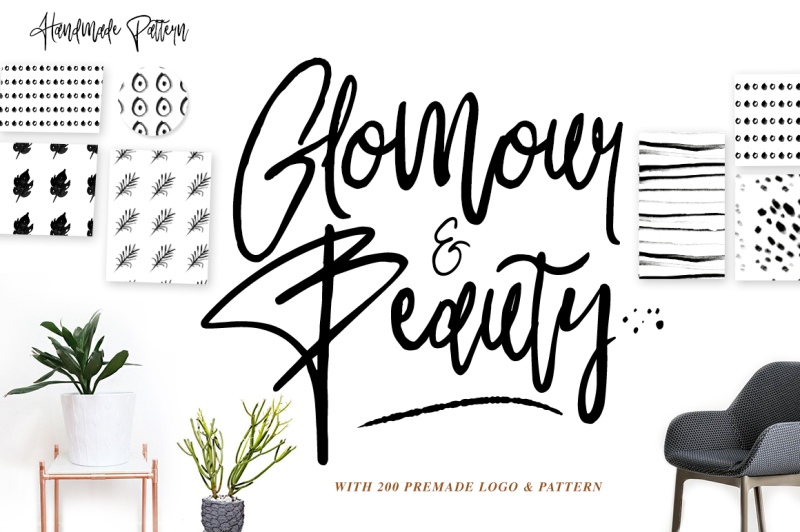 glamour-fonts-90-logos-pattern