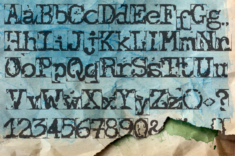 old-destroyed-typewriter-font