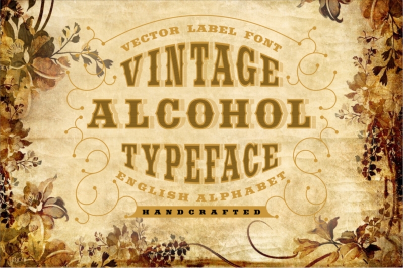 vintage-alcohol-label-letters