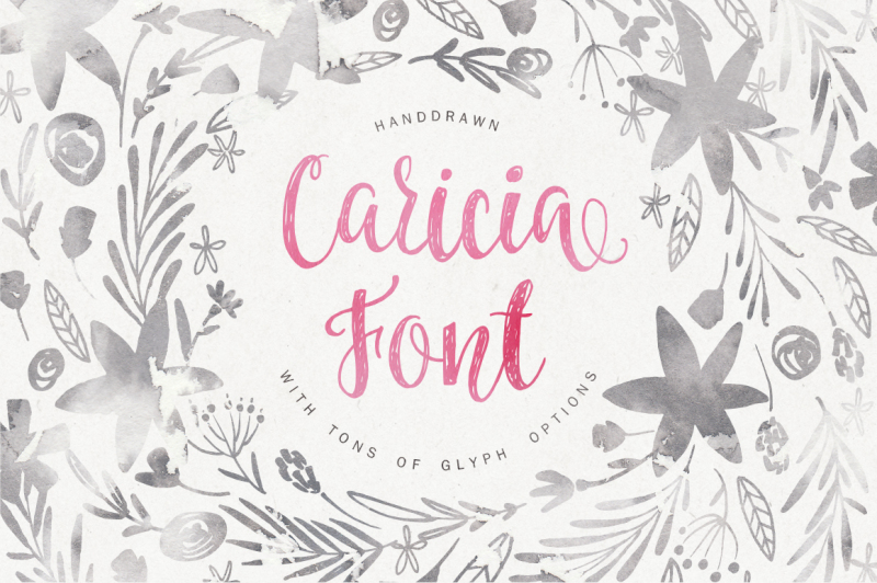 caricia-handdrawn-font