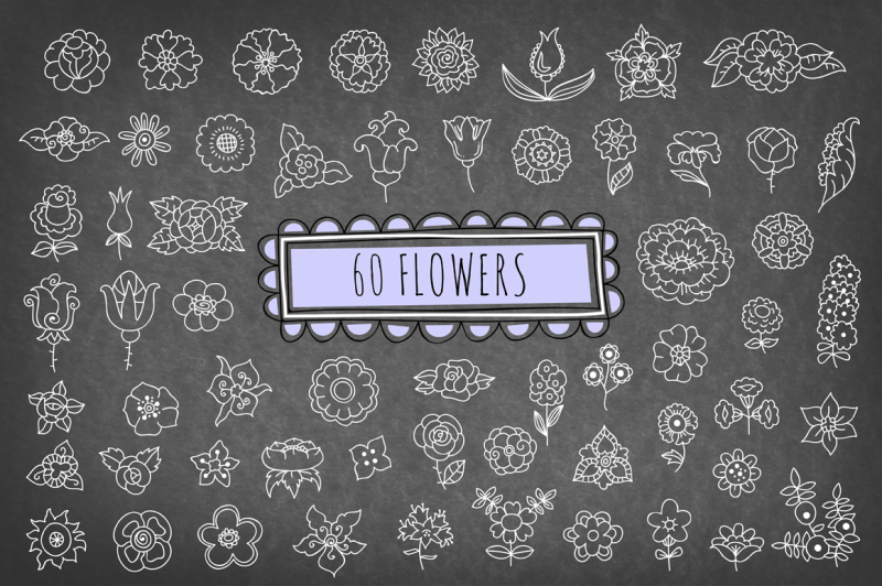 60-hand-drawn-flowers
