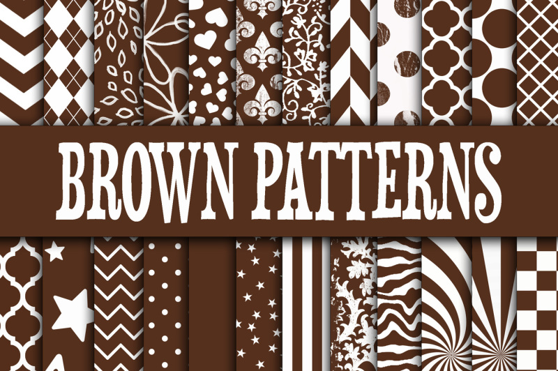 brown-patterns-digital-paper