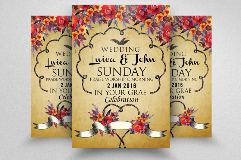 floral-wedding-invitation-flyer