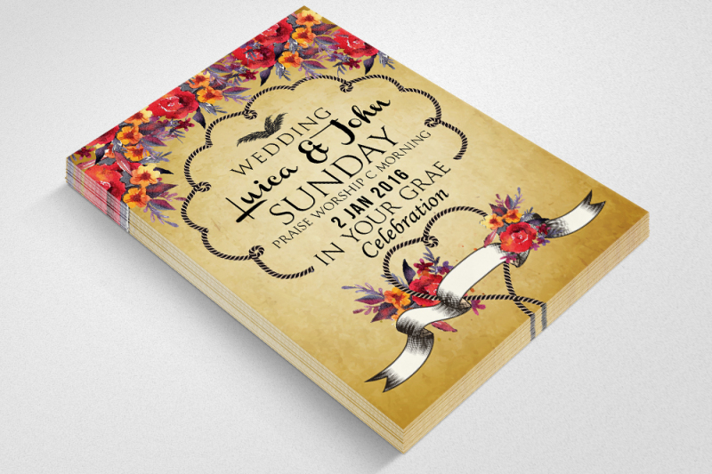 floral-wedding-invitation-flyer