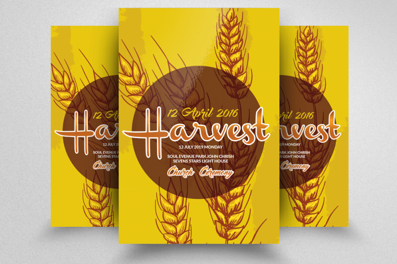harvest-church-flyer-template