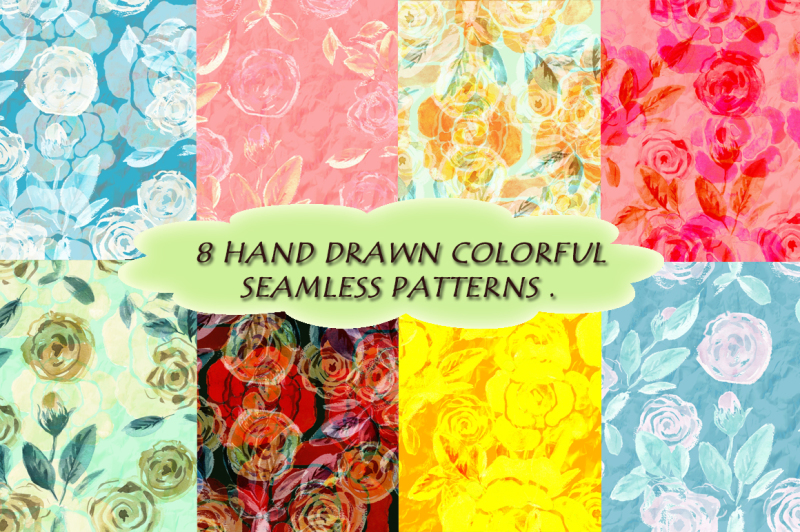 8-watercolor-seamless-floral-patterns