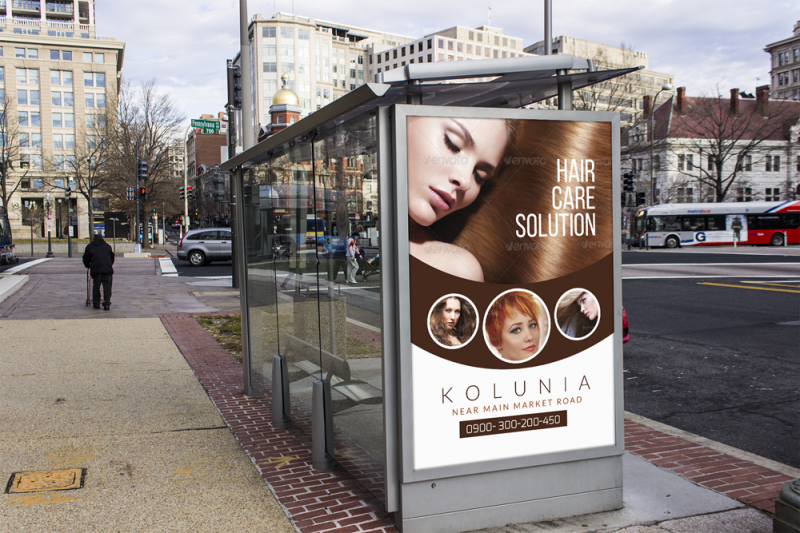 hair-care-solution-outdoor-ad