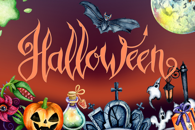 30-halloween-watercolor-illustrations