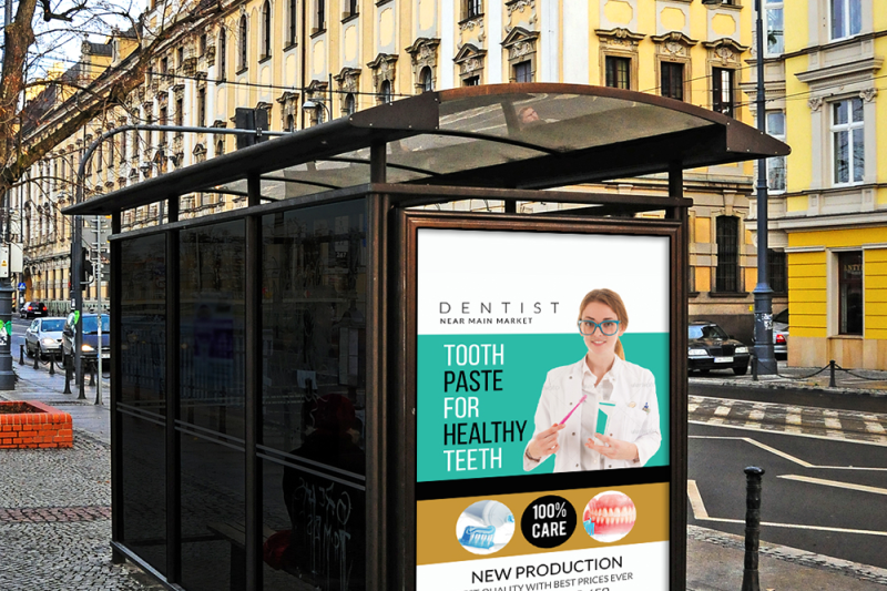 medical-dental-care-bus-stop-ad