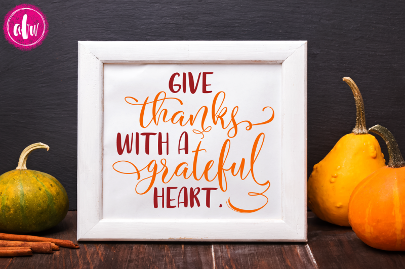 give-thanks-with-a-grateful-heart-svg-dxf-eps-cut-file