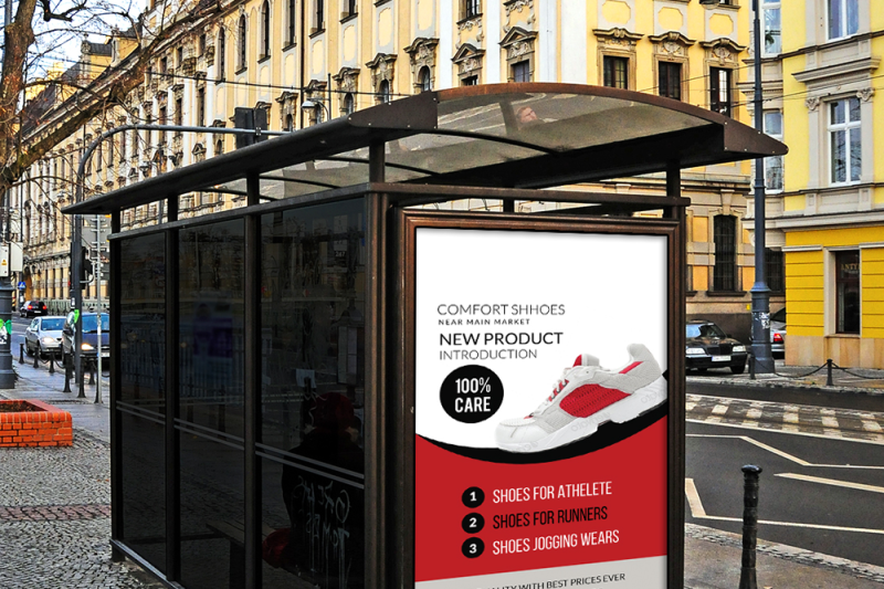 shoes-discount-bus-stop-banner-ad