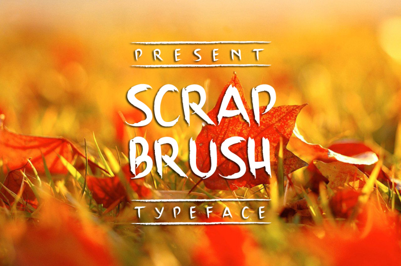 scrap-brush-typeface