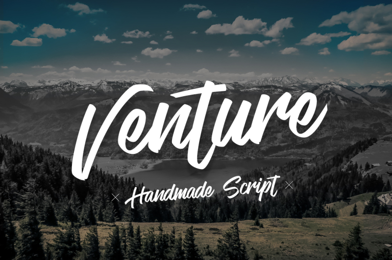 venture-handmade-font-script