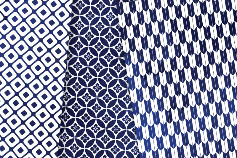 navy-blue-japanese-watercolour-patterns-seamless-backgrounds