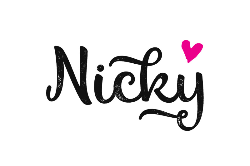 nicky-typeface