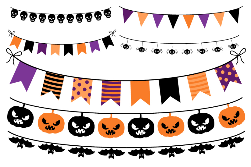 halloween-bunting-halloween-banners-clipart-buntings-banner