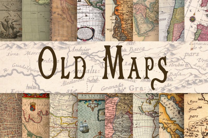 old-maps-digital-paper