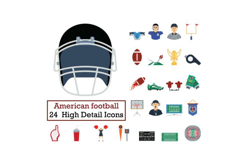 set-of-24-american-football-icons