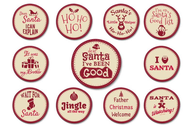 funny-christmas-badges-collection