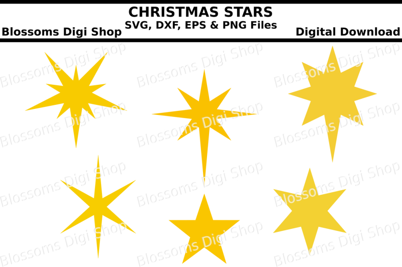 christmas-stars-svg-eps-dxf-and-png-cut-files