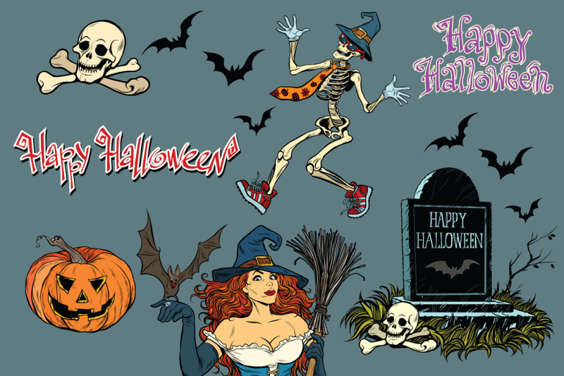 happy-halloween-a-collection-of-characters-stickers-skeleton