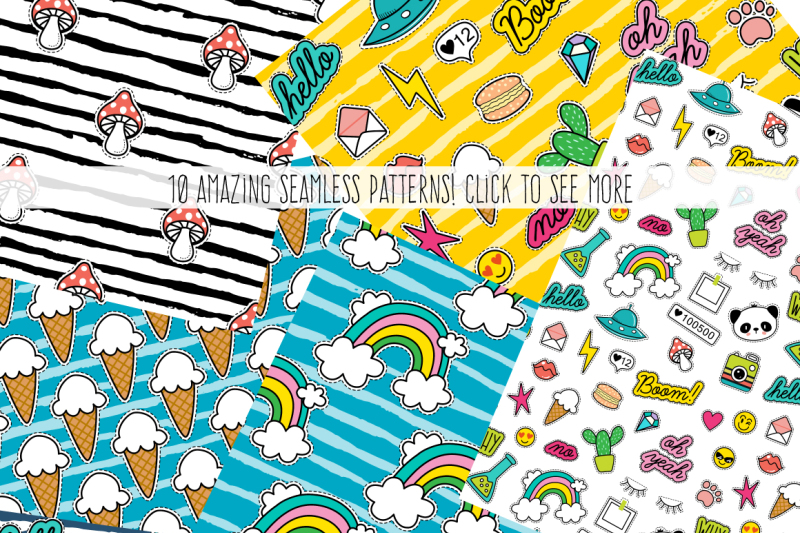 pop-art-80-s-patches-10-patterns
