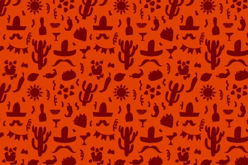 mexican-patterns-set