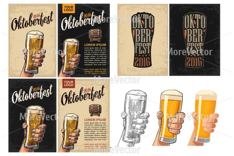poster-to-oktoberfest-festival-hands-holding-beer-glasses-glass-and-wooden-barrel-vintage-vector-engraving-illustration-for-web-invitation-to-party-isolated-on-beige-background