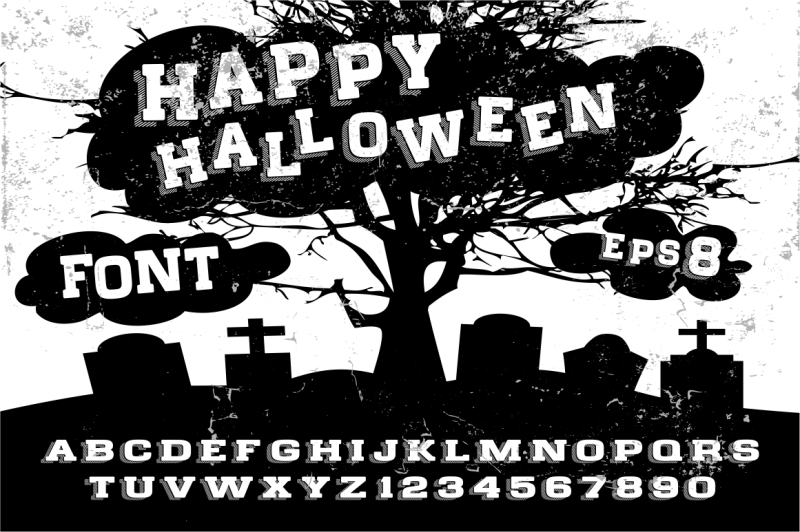happy-halloween-vector-font