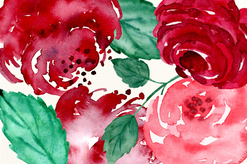 watercolor-festive-roses-and-butterfly