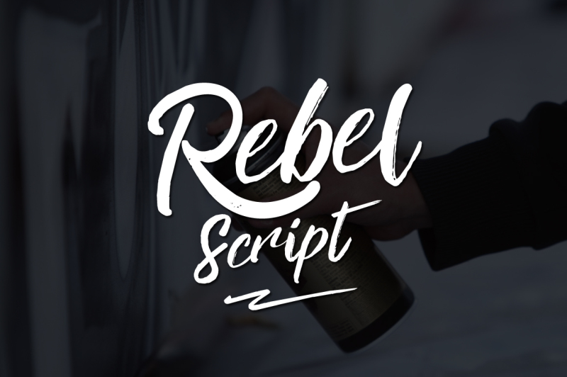 rebel-script-marker-font