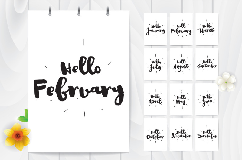 hello-month-cards-with-12-months