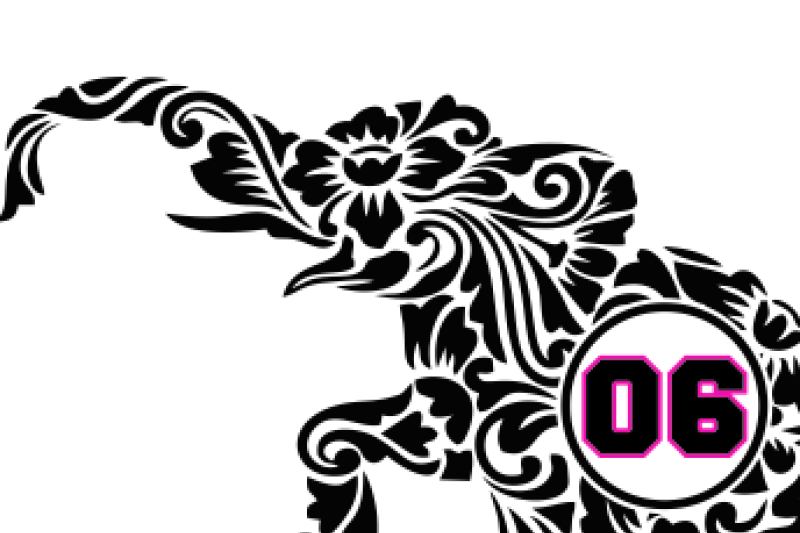 floral-monogram-elephant