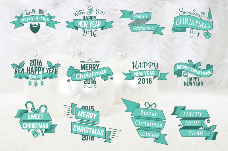 christmas-amp-new-year-labels-amp-badges