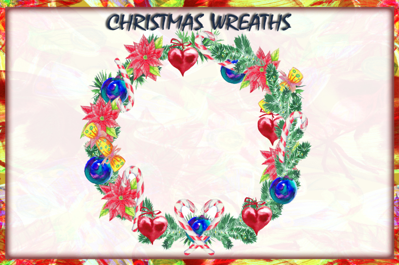 5-watercolor-christmas-wreaths