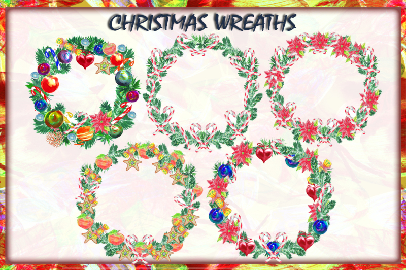 5-watercolor-christmas-wreaths