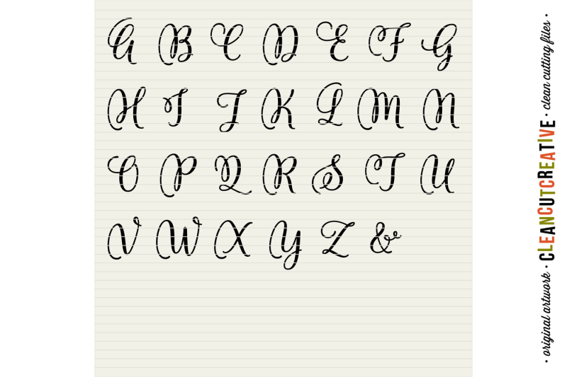 800 33460 427939786f27cf37ef57e42fb21985680ecb665e full alphabet cutfile and clipart multiple swashes svg cricut shapes