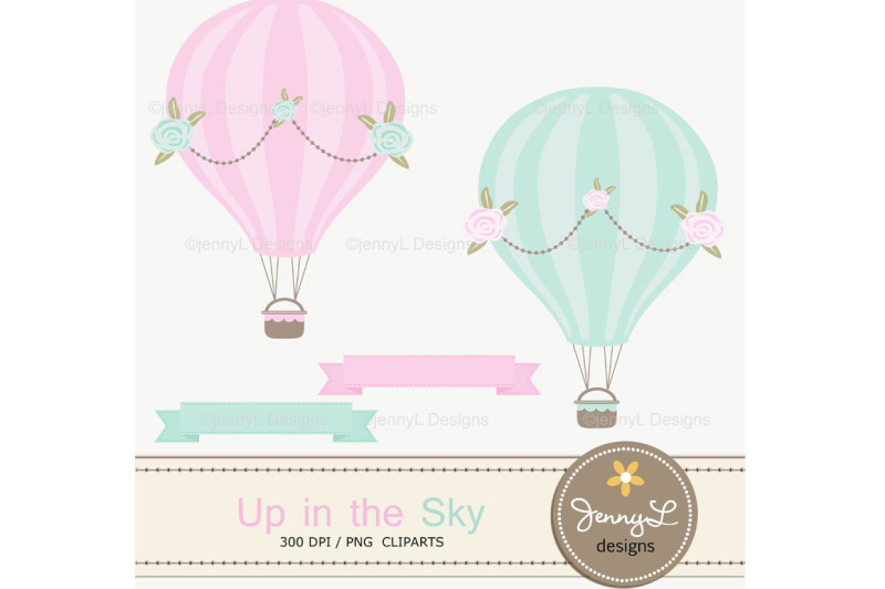 hot-air-balloons-digital-papers-and-cliparts