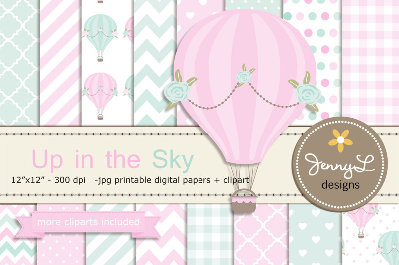 hot-air-balloons-digital-papers-and-cliparts