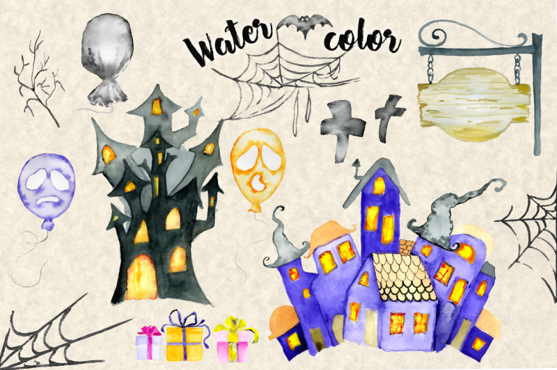 happy-halloween-watercolor-bundle