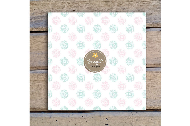 mint-and-peach-digital-papers