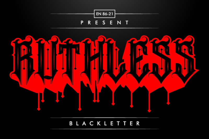 ruthless-typeface
