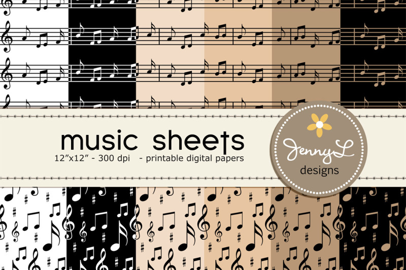 music-sheets-digital-papers