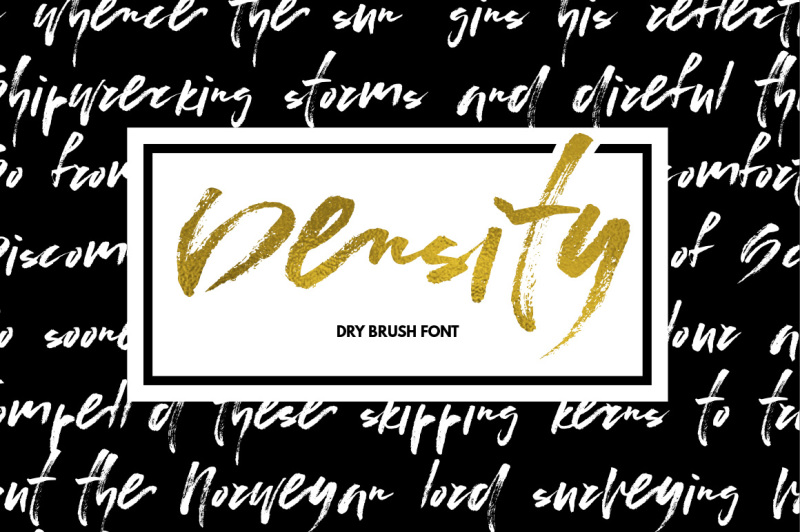 density-dry-brush-font