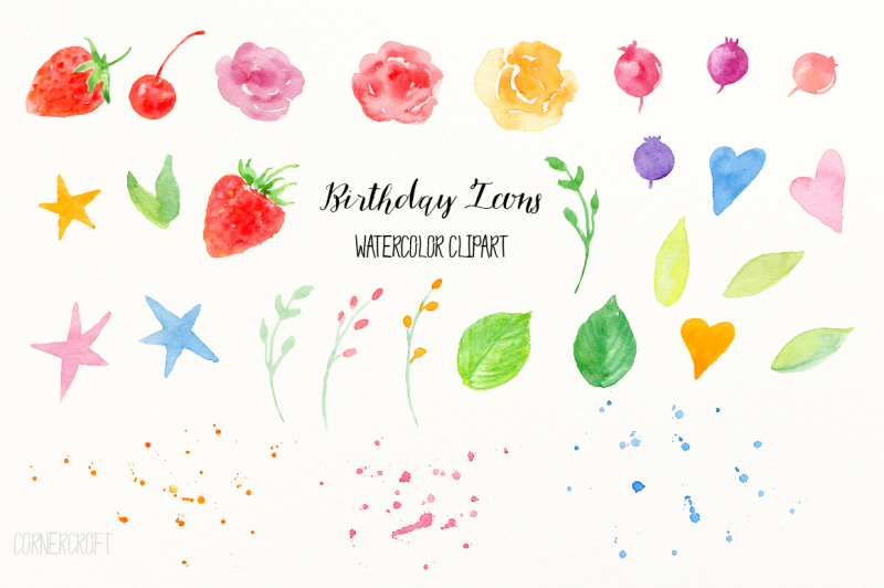 watercolor-birthday-icons